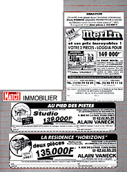 Marque Match Annonces 1987