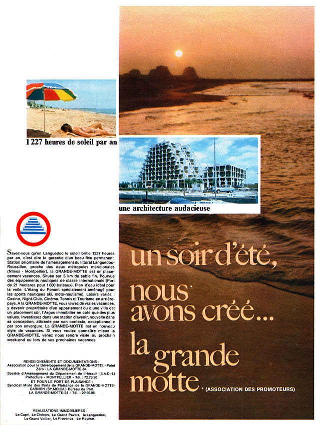 Publicité Mer 1969