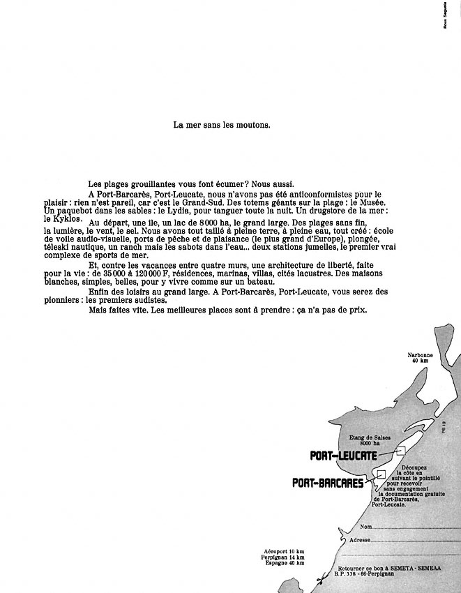 Publicité Mer 1971