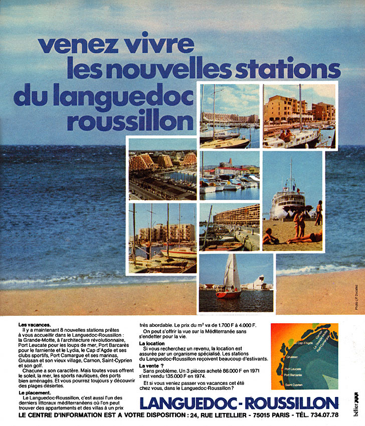 Publicité Mer 1975