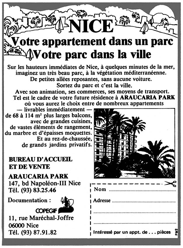 Publicité Mer 1979