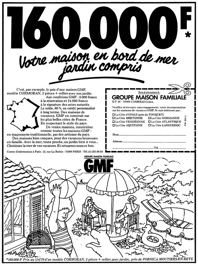 Publicité Mer 1979