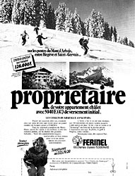 Publicité Montagne 1979
