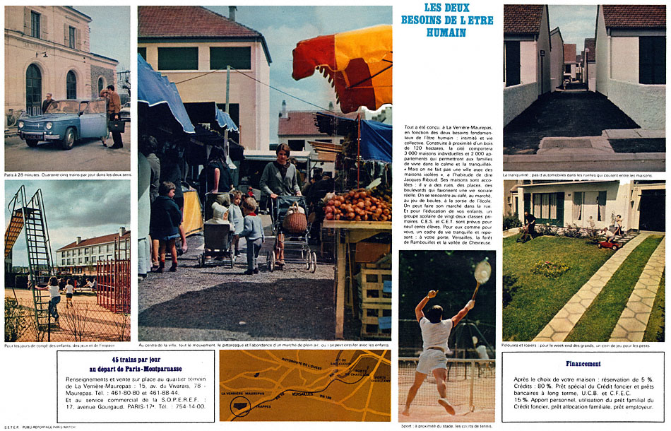 Publicité Paris 1969