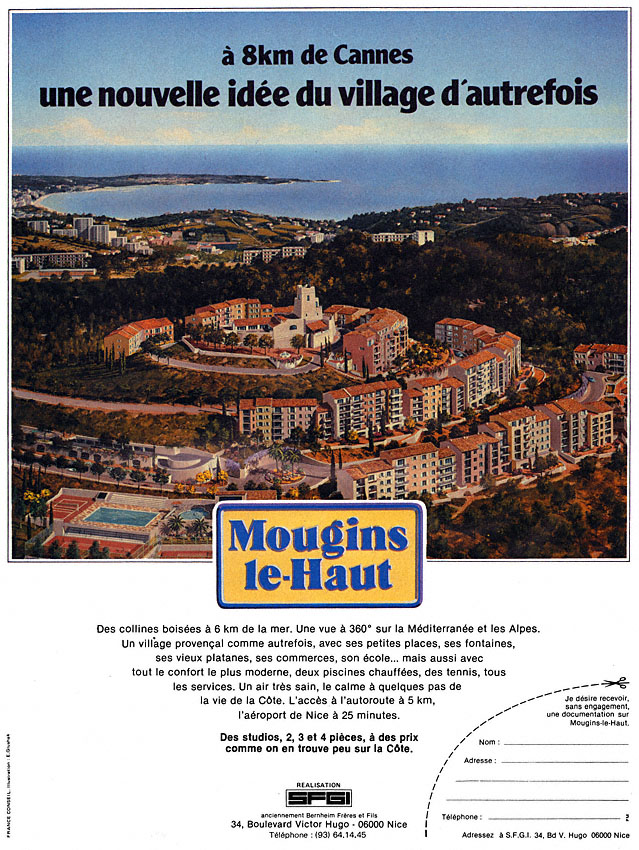 Publicité Programmes Immobiliers 1980