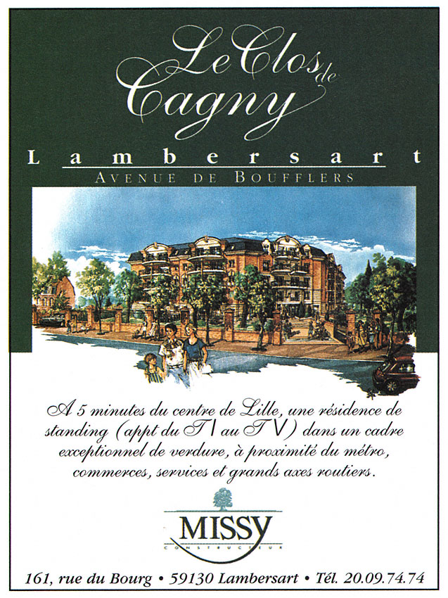 Publicité Programmes Immobiliers 1996