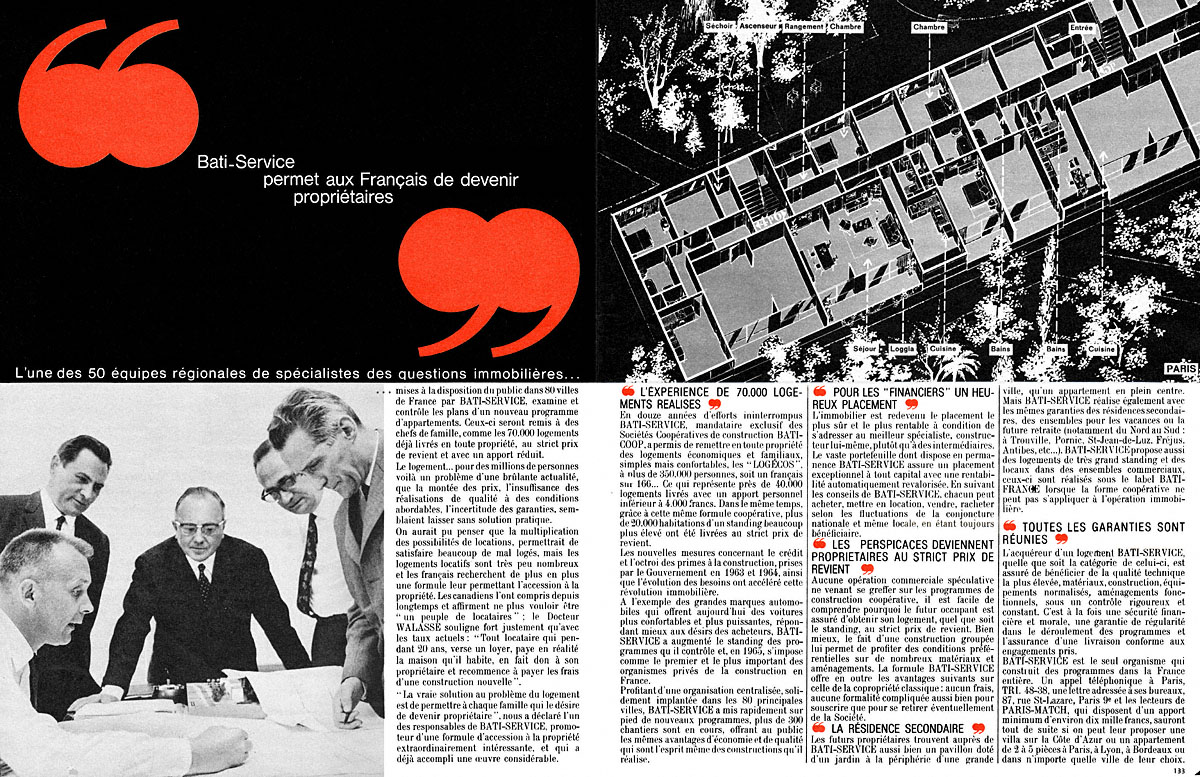 Publicit� Divers 1965