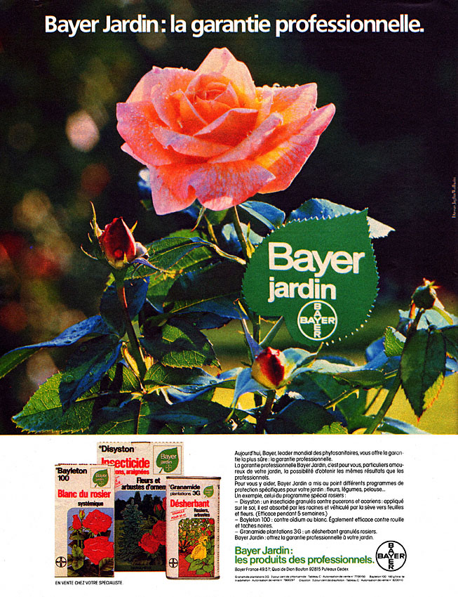 Publicité Bayer 1984