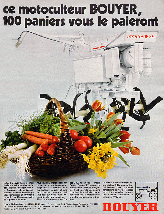 Publicité Bouyer 1970