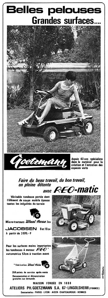 Publicit� Goetzmann 1966