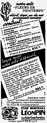 Publicit Lon Pin 1950
