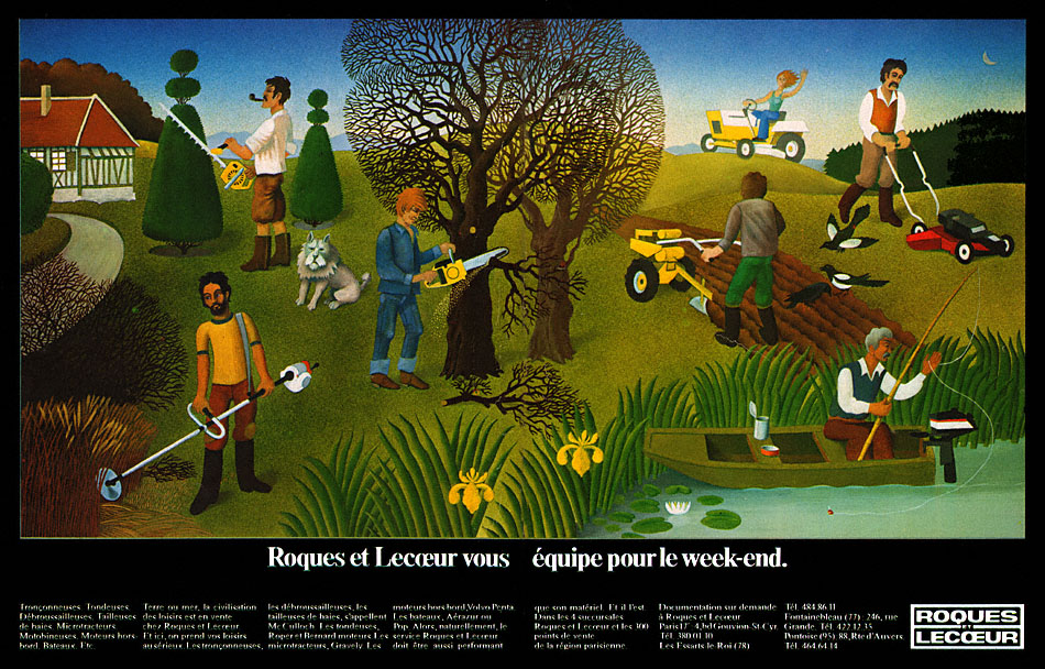 Publicité Roques & Lecoeur 1974