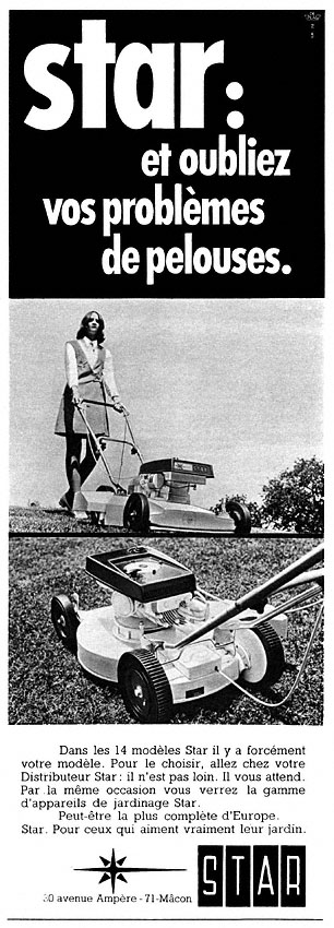 Publicité Star 1971