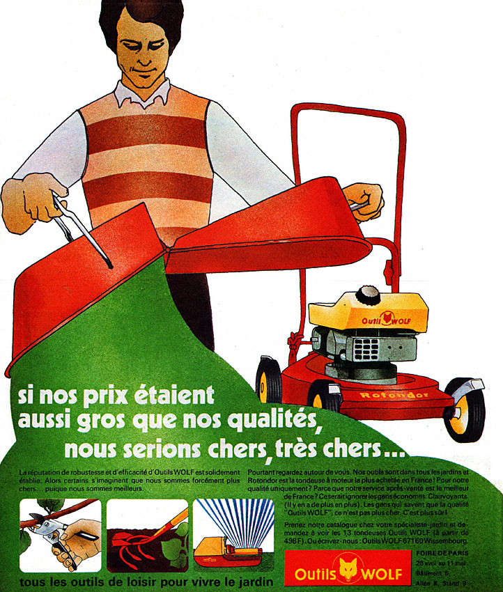Publicité Wolf 1975