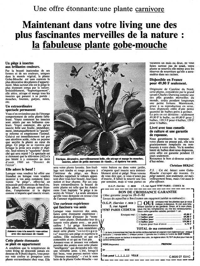 Publicité Zzdivers_JAR5 1982