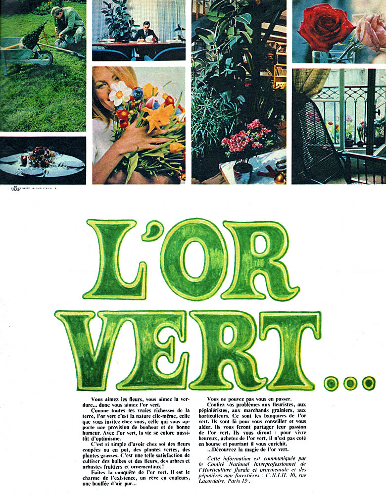 Publicit� Divers 1966
