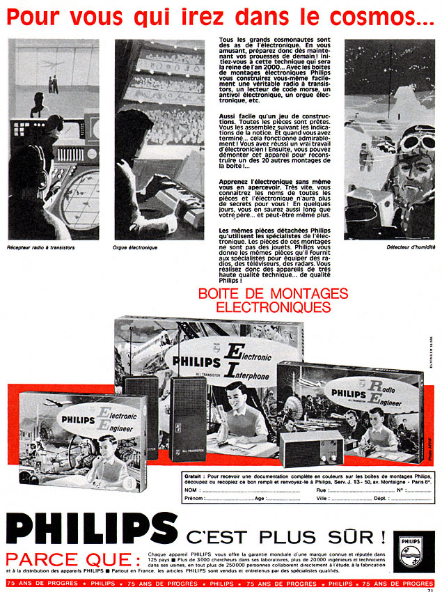 Publicité Philips 1965