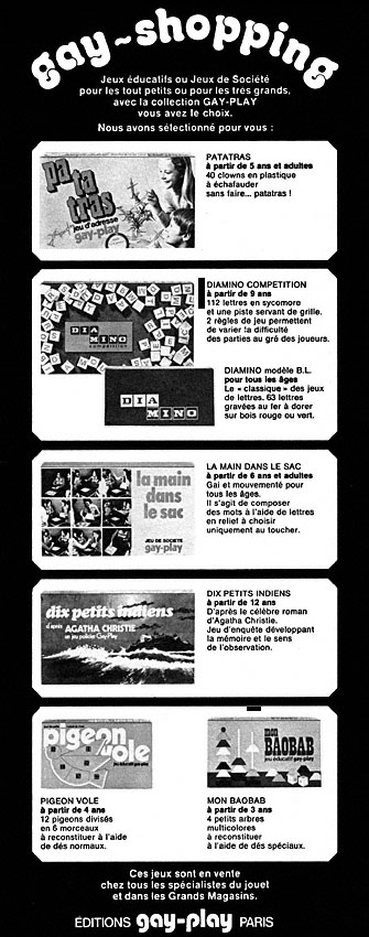 Publicité Zzdivers_JEU5 1972