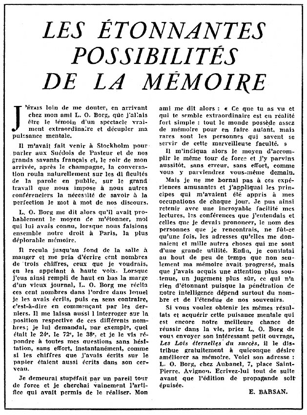 Publicité Aubanel 1950