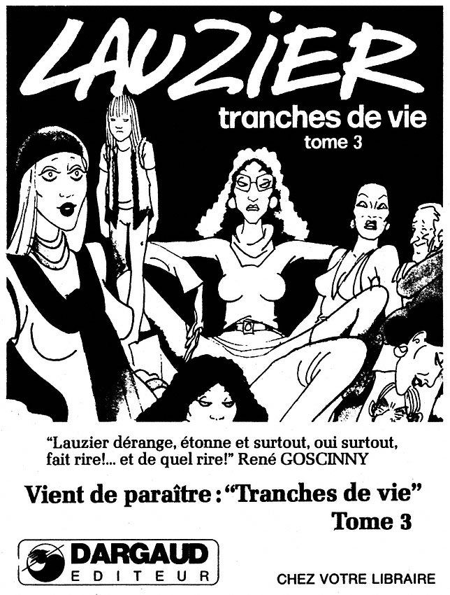 Publicité Dargaud 1977