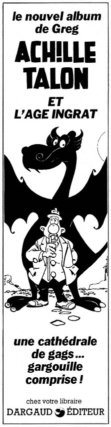 Publicité Dargaud 1980