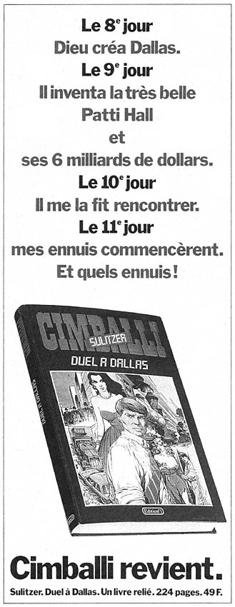 Publicité Editions No.1 1984