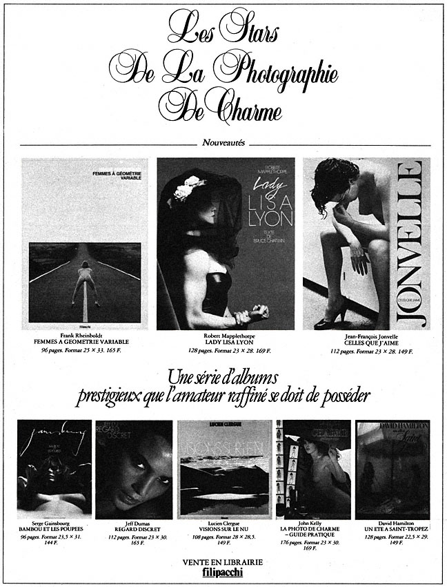 Publicité Filipacchi 1983