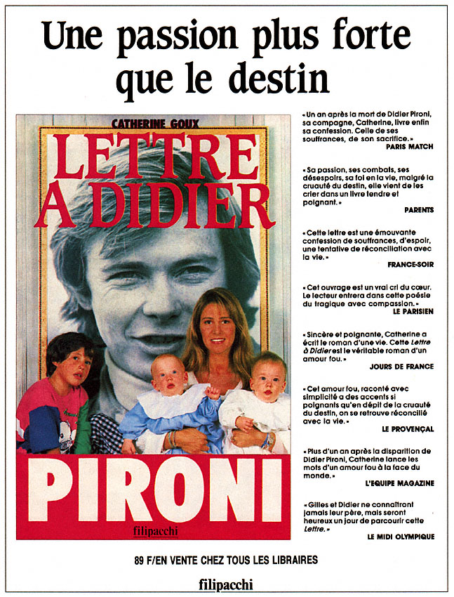 Publicité Filipacchi 1989