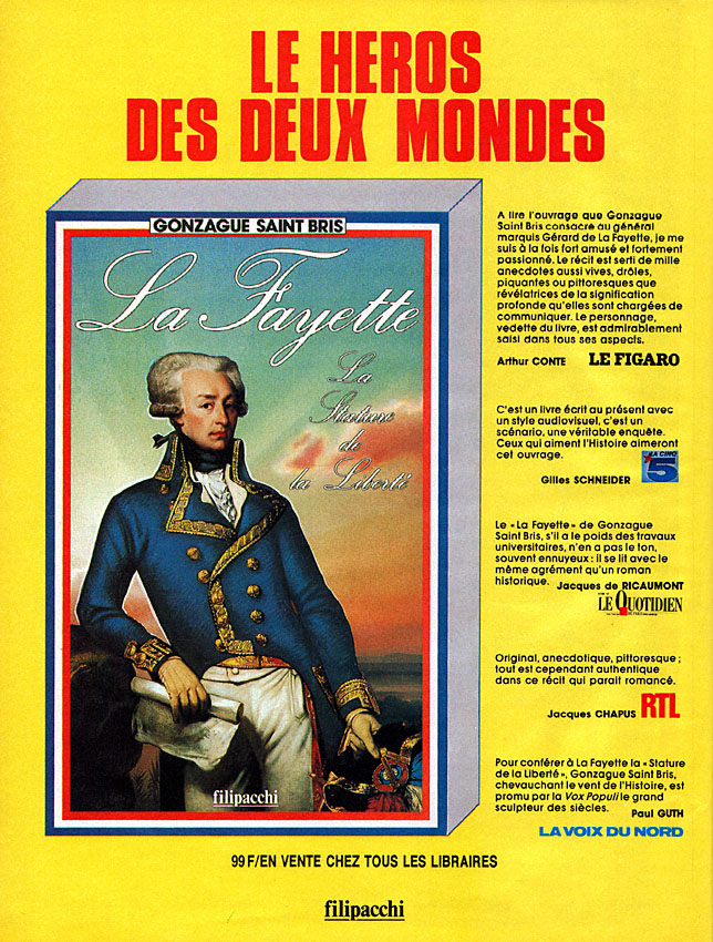 Publicité Filipacchi 1989