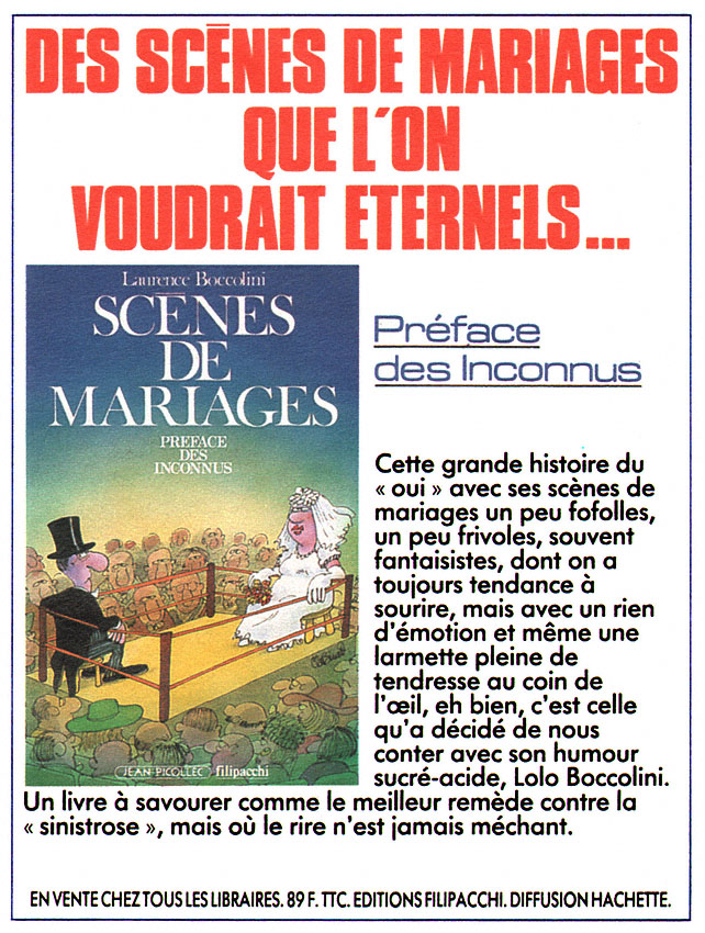 Publicité Filipacchi 1992