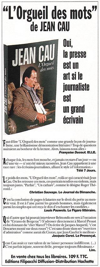 Publicité Filipacchi 1995