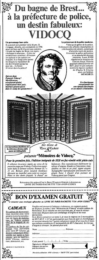 Publicité Hachette 1980