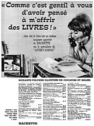 Publicit Hachette 1963