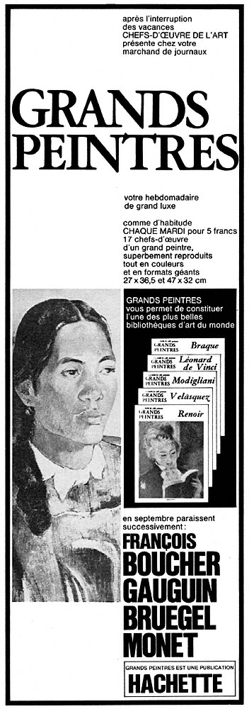 Publicit� Hachette 1966