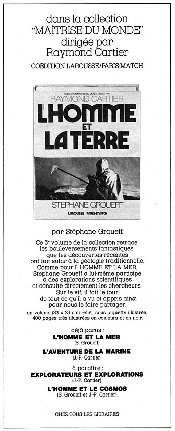 Publicité Larousse 1974