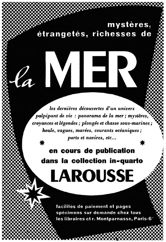Publicité Larousse 1952