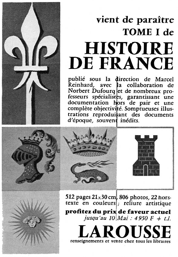 Publicité Larousse 1954