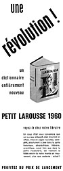 Publicit Larousse 1959