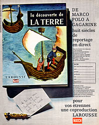 Publicit Larousse 1963