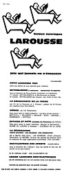 Publicit Larousse 1963