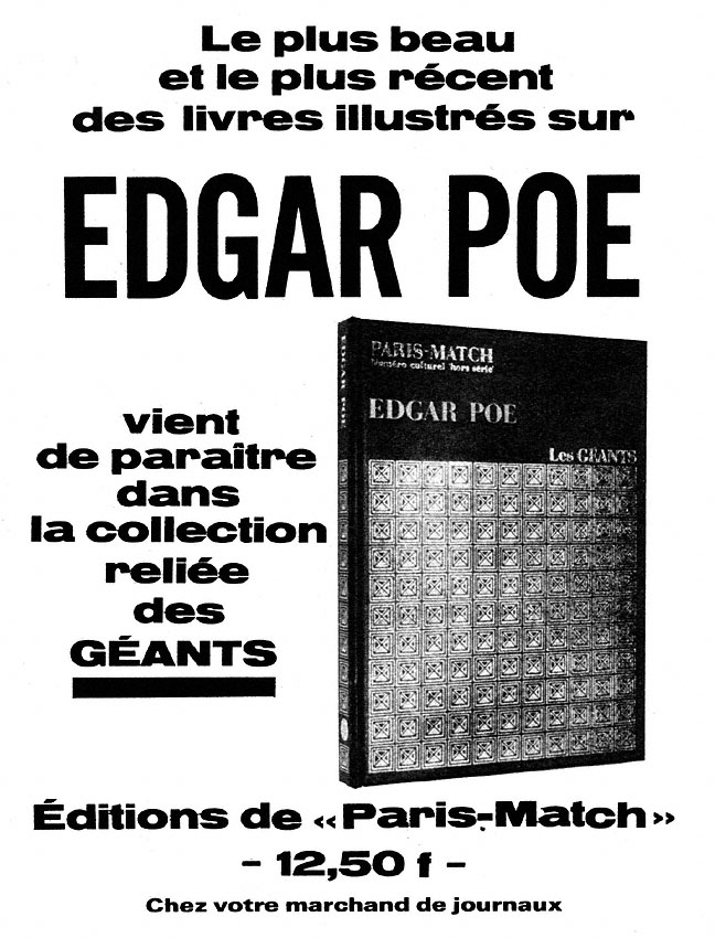 Publicité Match 1971
