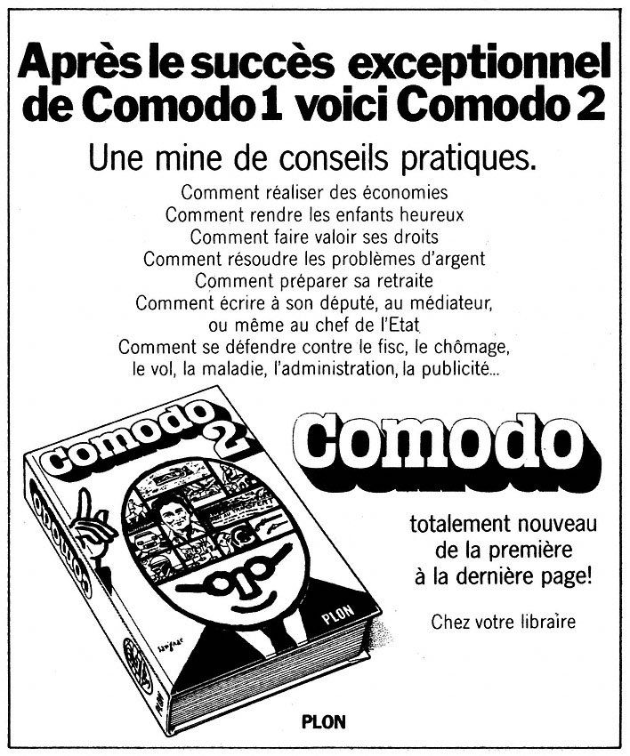 Publicité Plon 1975