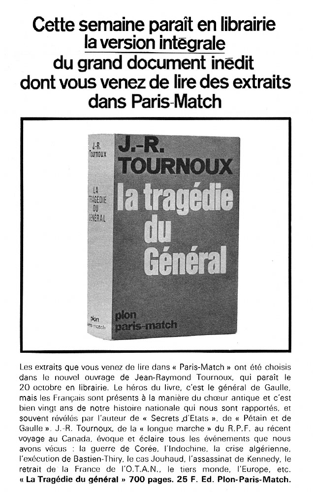 Publicité Plon 1967