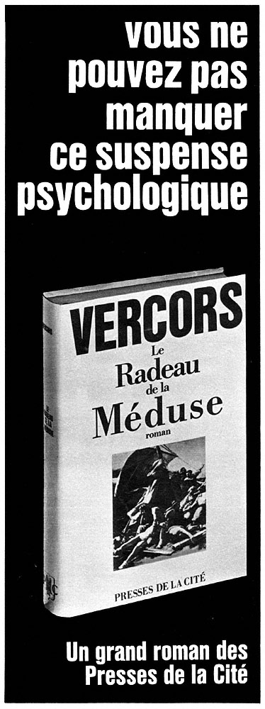 Publicit� Presses de la Cit� 1969