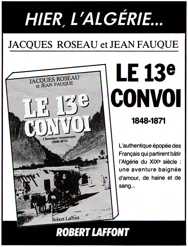 Publicité Robert Laffont 1987