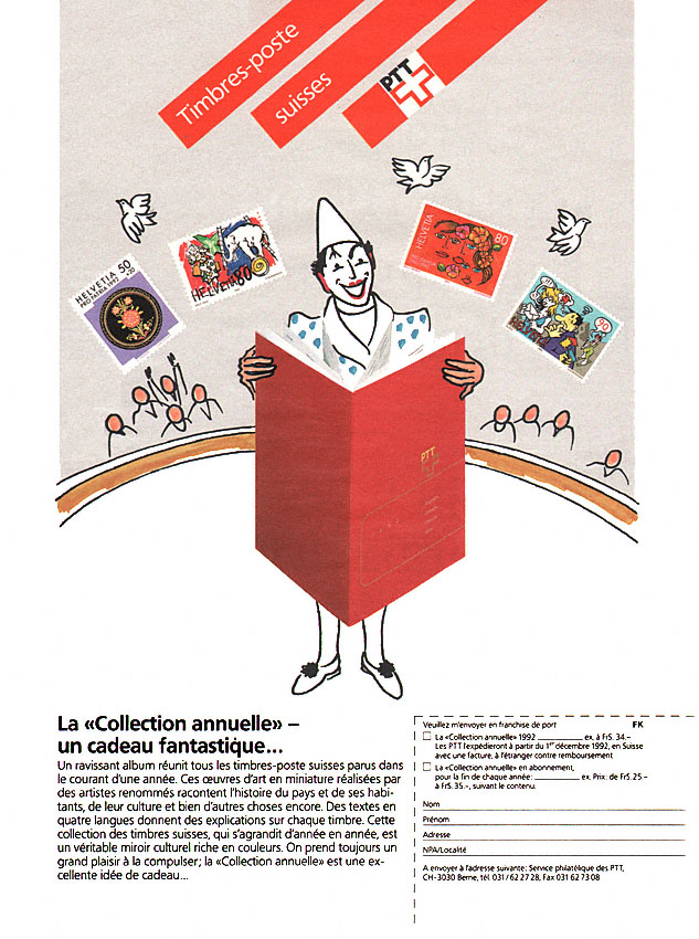 Publicité Collections 1992