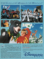 Publicit Disneyland 1998