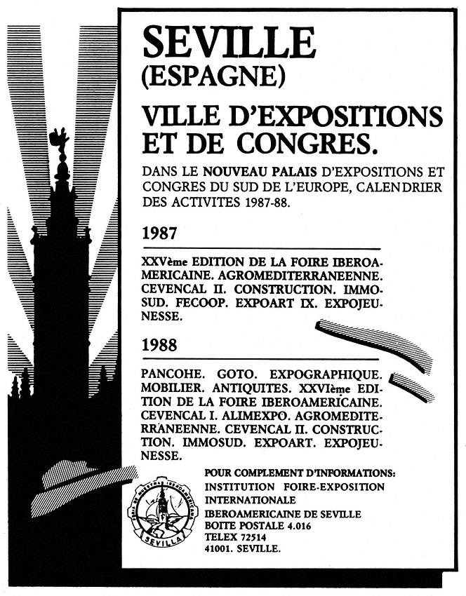 Publicité Foires Salons 1988