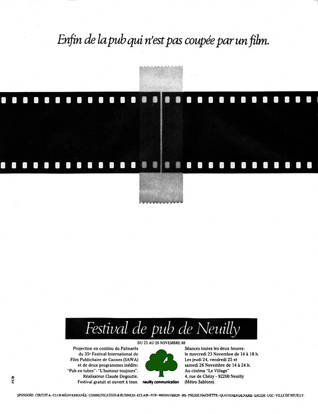 Publicité Foires Salons 1988