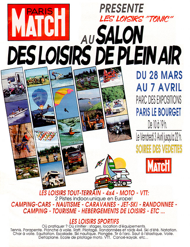 Publicité Foires Salons 1992